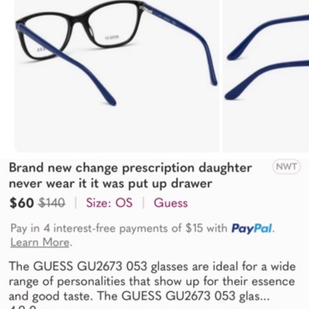 Guess model 2673 blue